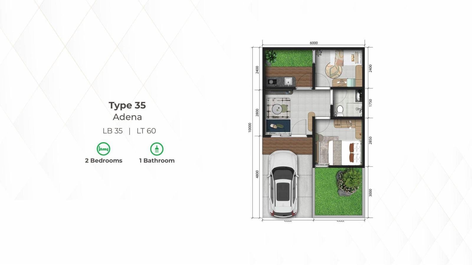 Tipe Unit PutaNutu Resort Residence Bogor (2)